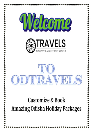 Your Gateway to Puri- Customized Odisha Tour Packages by OD Travels