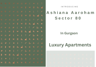 Ashiana Aaroham Sector 80 Gurgaon PDF