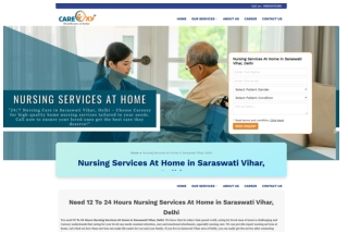 Home-Based Nursing Services in Saraswati Vihar, Delhi