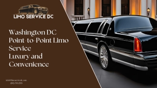 Washington DC Point to Point Limo Service