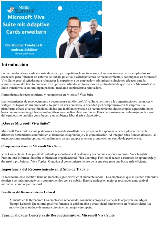 Herramientas de reconocimiento y recompensa en Microsoft Viva Suite
