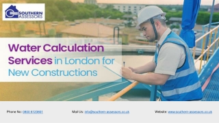 Water Calculation Services in London UK | Southern Assessors