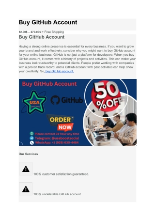 _Buy  GitHub Account  in 2025 _ Benefits and Best Practices