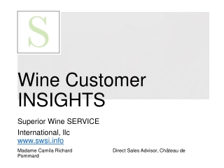 Wine Customer INSIGHTS