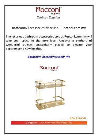 Bathroom Accessories Near Me Rocconi.com.my