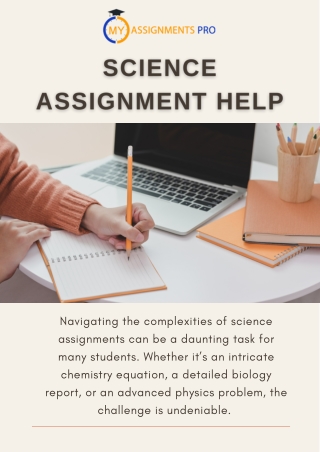 Science Assignment Help | Myassignmentpro