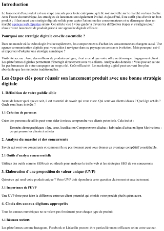 Comment réussir son lancement produit avec une bonne stratégie digitale ?