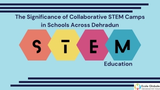 The Significance of Collaborative STEM Camps in Schools Across Dehradun
