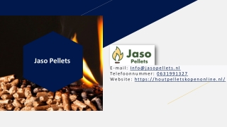 Kwalitatieve verwarming met Jaso pellets