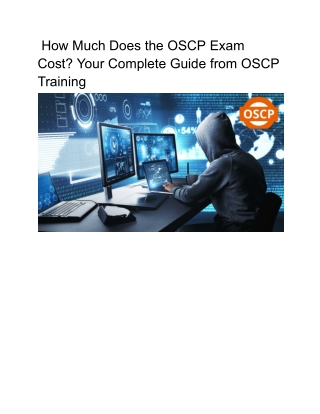 How Much Does the OSCP Exam Cost