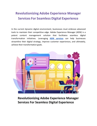 Revolutionizing AEM Services For Seamless Digital Experience