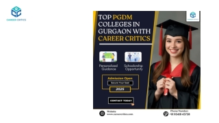 Top PGDM colleges in Gurgaon with Career Critics