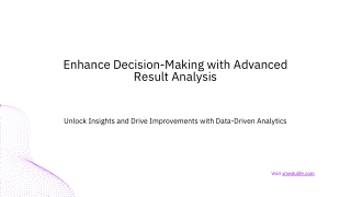 Unlock Insights and Drive Improvements with Result Analysis