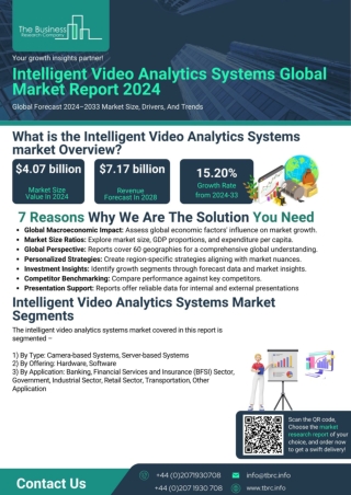 Intelligent Video Analytics Systems Market Report 2024 - Intelligent Video Analy