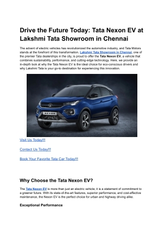 Drive the Future Today_ Tata Nexon EV at Lakshmi Tata Showroom in Chennai (1)