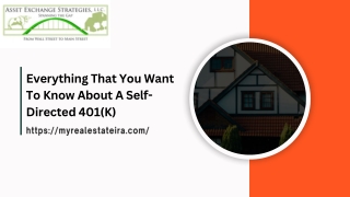 Everything That You Want To Know About A Self-Directed 401(K)