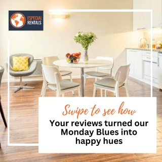 Your reviews turned our Monday Blues into happy hues