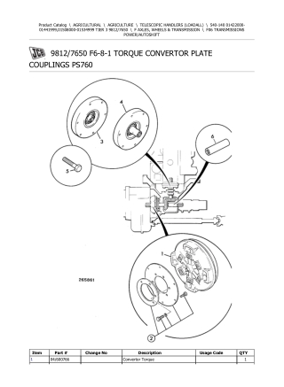 JCB 540-140 TIER 3 Telescopic Handlers (Loadall) Parts Catalogue Manual Instant Download (SN 01422000-01441999, 01508000