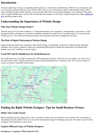 Finding the Right Website Designer: Tips for Small Business Owners