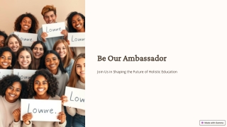 Be-Our-Ambassador