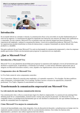 Transformando la comunicación empresarial con Microsoft Viva