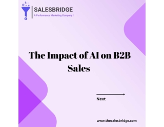 The impact of AI on b2b sales