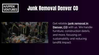 Junk Removal Denver CO