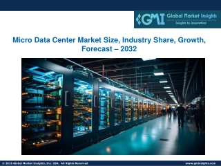 Micro Data Center Market Size, Industry Share, Growth, Forecast – 2032