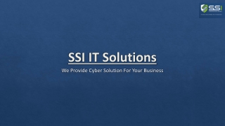 SSI IT Consulting: Expert IT Infrastructure Solutions for Business Success