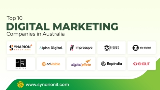 Top 10 Digital Marketing Companies in Australia