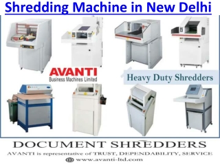 CardBoard Shredder & Other Shredding Machine Manufacturers in India Avanti-ltd