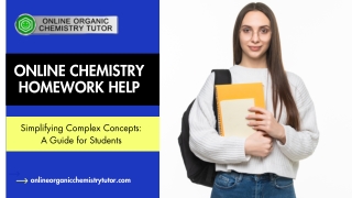 Ace Your Assignments with Expert Chemistry Homework Help