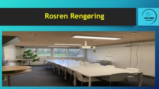 Professionel Erhvervsrengøring til din Virksomhed