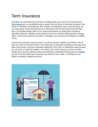 Term Insurance