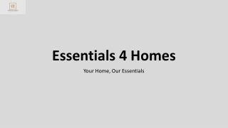 Essentials 4 Homes