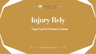 Injury Rely: Expert Care for Pedestrian Accidents