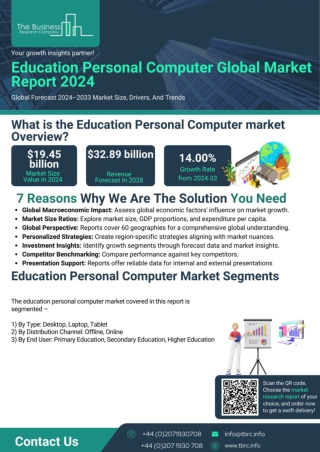 Education Personal Computer Market Report 2024 - Education Personal Computer Siz