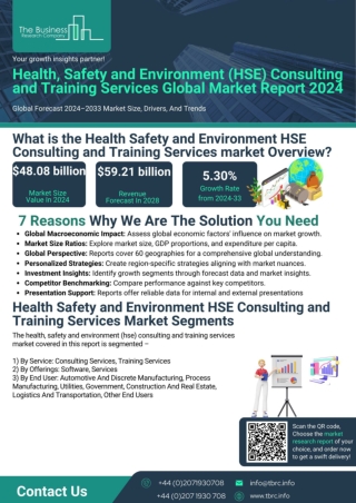 Health, Safety and Environment (HSE) Consulting and Training Services Market Rep