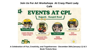 Art Workshops Only For You