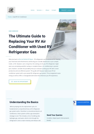 used rv air conditioner