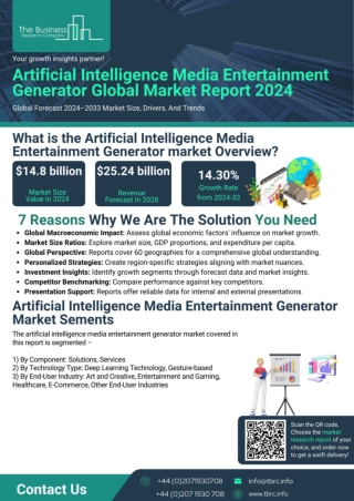 Artificial Intelligence Media Entertainment Generator Market Report 2024 - AI Me