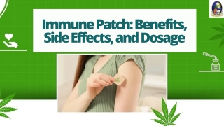 Immune Patch: Benefits, Side Effects, and Dosage