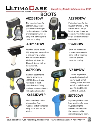 Rugged Scanner Holsters & Protective Boot Solutions | UltimaCase