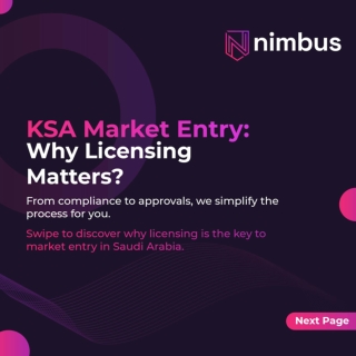 KSA Market Entry Why Licensing Matters