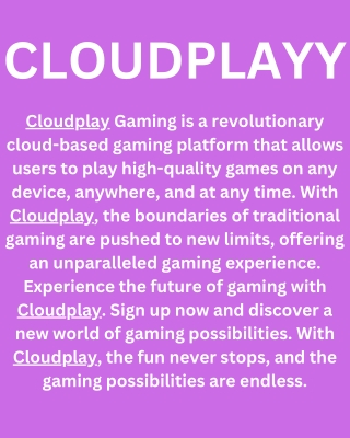 CLOUDPLAY PDF
