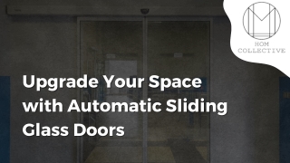 Automatic Sliding Glass Door in Noida