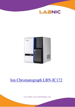 Ion Chromatograph LBN-IC172
