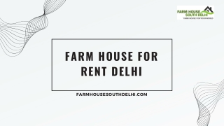 Host Your Dream Event at a Farm House for Rent in Delhi – FarmhouseSouthDelhi