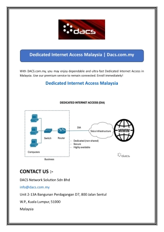 Dedicated Internet Access Malaysia  Dacs.com.my