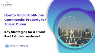 How to Find a Profitable Commercial Property for Sale in Dubai